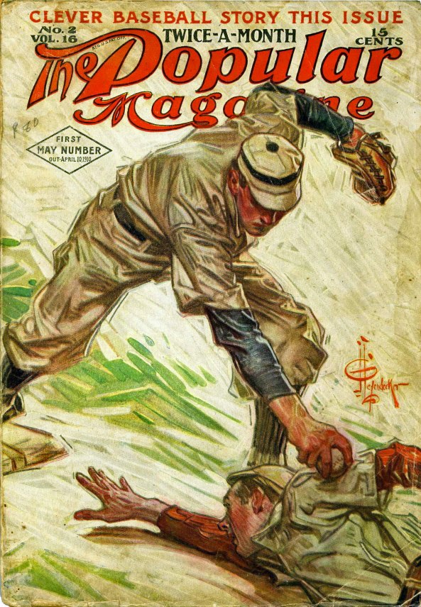 LRonLacy's tweet photo. In #MAY 1910
Illustration by J. C. Leyendecker (1874-1951)
โClever baseball story this issueโ
Cover of *The Popular Magazine*, May 1910
#JCLeyendecker #illustration #illustrationartists #baseball #baseballgame #baseballplayers https://t.co/AW9f8wKNFY