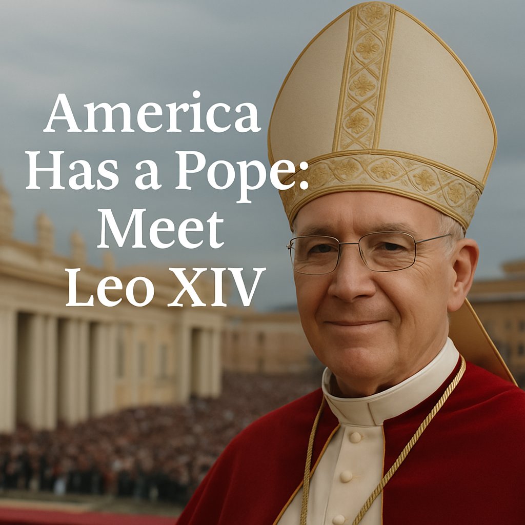 Dominicmutungaa's tweet photo. THREAD: 🇺🇸 America Has a Pope — Meet Leo XIV

1/
White smoke rose over the Vatican today.
For the first time in 2,000 years, the Catholic Church has elected an American pope.
His name: Pope Leo XIV.
#PopeLeoXIV #Vatican2025 https://t.co/5j96RzbNCO