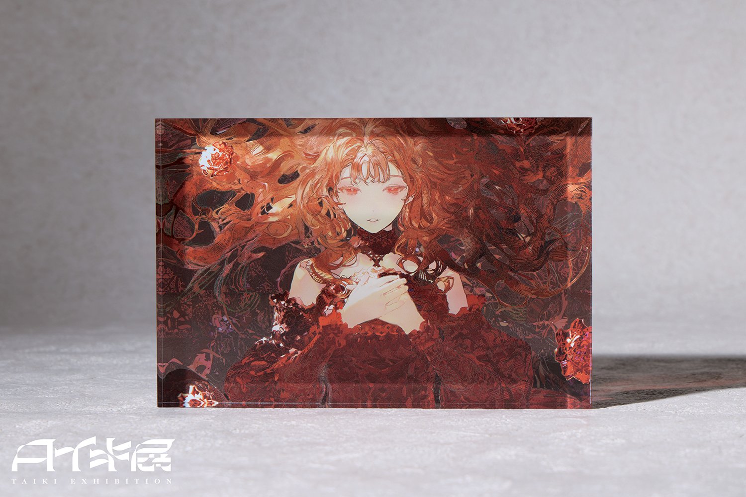 タイキ展 作品 -GG- セメント風プリント 特殊加工 複製原画 直筆