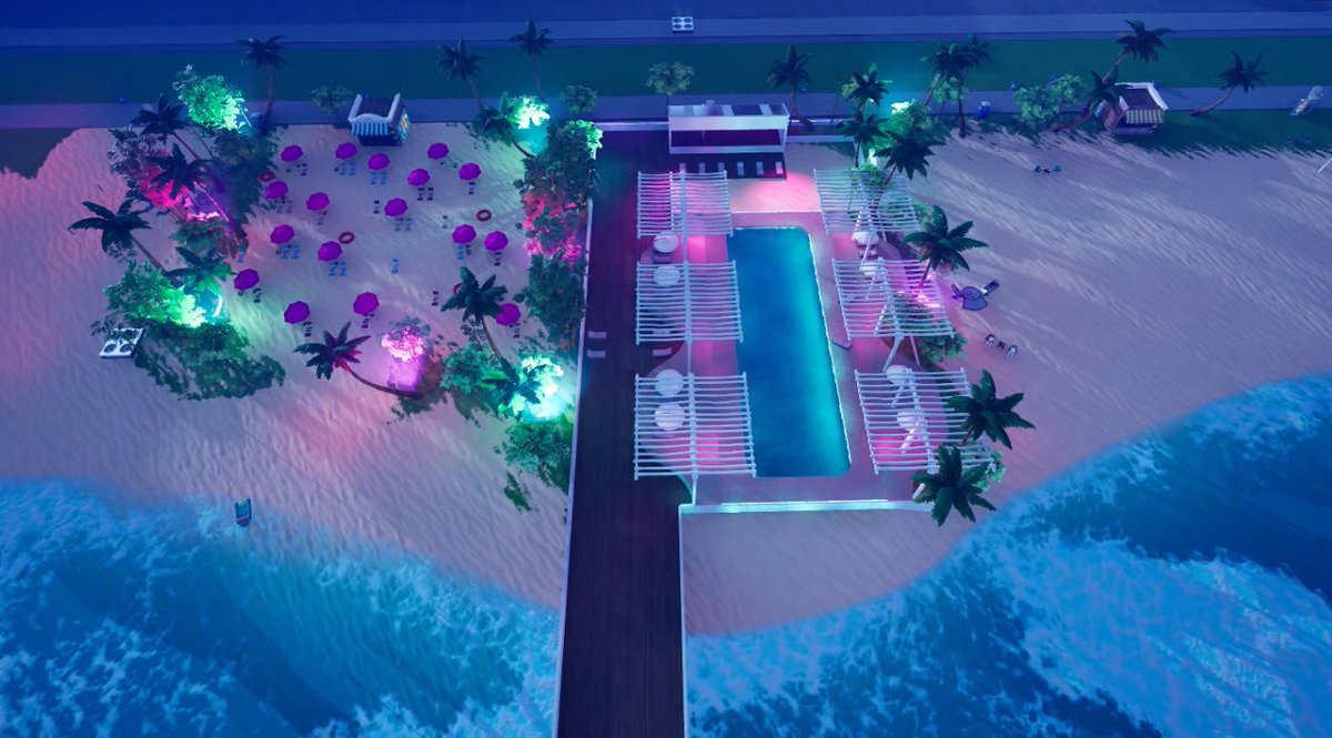 VortexStudioFtn's tweet image. 🌴 Beach pool 🏊‍♂️ 

🛠️: @_FREXXS_ 

#UEFN #FortniteCreative