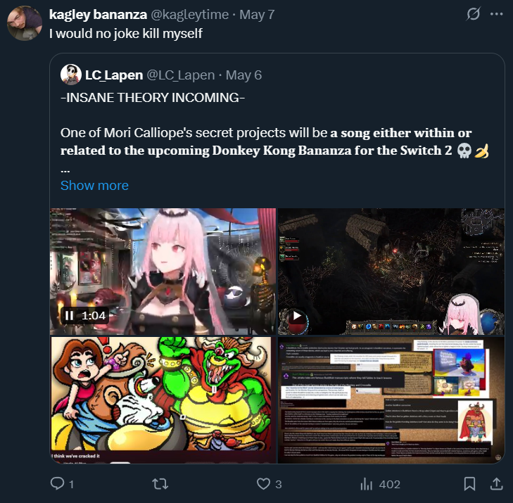 morihatefails's tweet photo. Mori hater suicide pact, part 2 https://t.co/n9490fAsI3