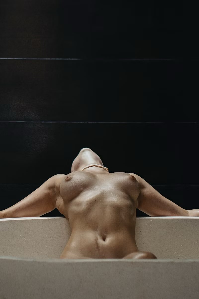 Set of my self portraits. A state of surrender, a moment of unguarded truth. 

'Undone' reveals the fragile yet powerful nature of being seen, as layers of expectation and identity dissolve into pure existence.

The collector, if they wish, receives a physical copy with the