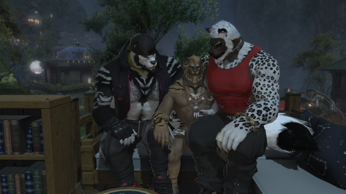 Sven Peikert (@sventigerwolf) on Twitter photo Hallo <a href="/Klaus_Tigger/">Klaus@Yojimbo鯖</a> <a href="/SabirSaberDaddy/">Sabir Solarfang</a>
<a href="/LeorioV76336/">Leorio Visasch🌈</a> and <a href="/LeeTheHrothgar/">Lee the Hrothgar</a> My Lionman 🦁 Friends made beautiful ✨️ 🎉 Birthday pictures 🖼 Hallo <a href="/Klaus_Tigger/">Klaus@Yojimbo鯖</a> <a href="/SabirSaberDaddy/">Sabir Solarfang</a>
<a href="/LeorioV76336/">Leorio Visasch🌈</a> and <a href="/LeeTheHrothgar/">Lee the Hrothgar</a> My Lionman 🦁 Friends made beautiful ✨️ 🎉 Birthday pictures 🖼