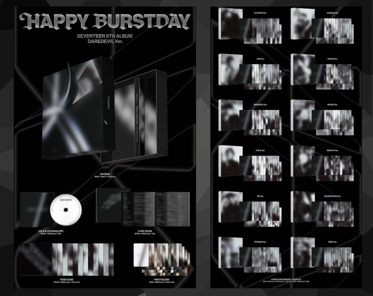 AOTbyCYN's tweet photo. HELP RT

Seventeen 5th Album HAPPY BURSTDAY DAREDEVIL Version 

“FIXED COVER MEMBER”

dp 150k
💴245.000 sc ww mg
💴230.000 js jun hs wz mh dk sk vn dn

✅bersih ina ems tax
❌POB
✅pilih cover mem
🏡GO dom jatim

wts wtb svt https://t.co/2a5KAa9uV4