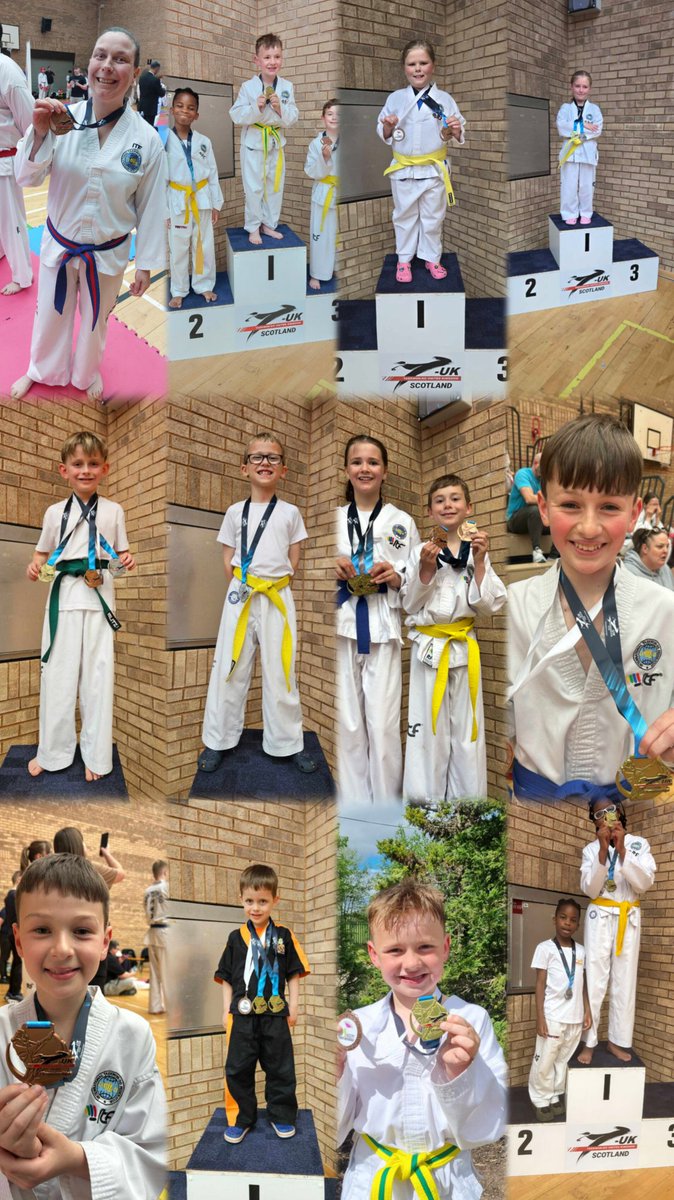 Medal winners from the latest Taekwon-Do competition in Glasgow. 13 competitors,  26 medals, including 10 gold positions. Well done, team GSMA 👏 
Shawmartialarts.co.uk