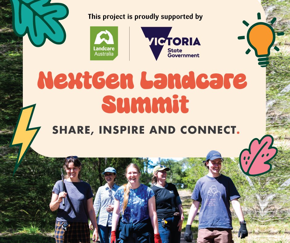 Are you a young person who cares deeply about the environment? 
Join us at the NextGen Landcare Summit on Sunday, 21 September.

🎟️Tickets are FREE for young adults aged 18–35 and are selling fast! Learn more here: 🔗nationallandcareconference.org.au/nextgen-landca…