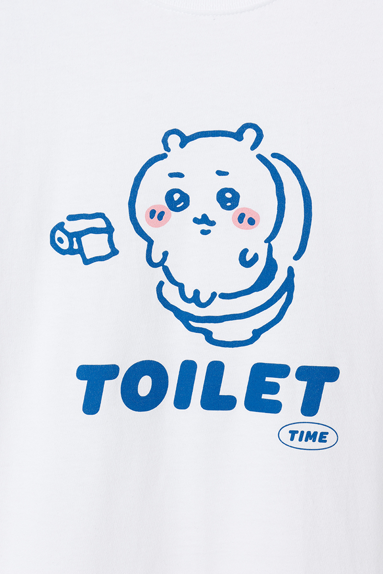 ちいかわ　トーキングヘッズ　TOILET TIME Tシャツ ちいかわ トーキングヘッズ TOILET TIME Tシャツ ちいかわ トイレな