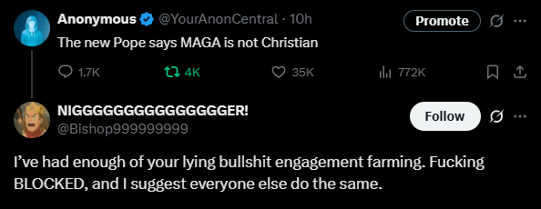Anonymous tweet media