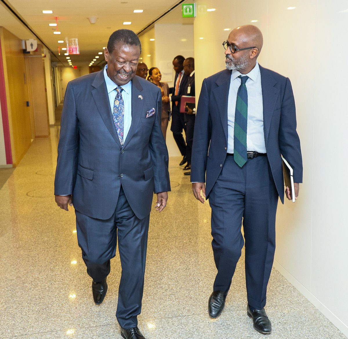 Musalia W Mudavadi (@musaliamudavadi) on Twitter photo Met with senior IMF officials in Washington, DC, led by Mr. <a href="/aselassie/">Abebe Aemro Selassie</a>, Director of the Africa Department, to discuss strengthening Kenya’s partnership with the Fund.
I emphasized the need for continued dialogue with the National Treasury to advance a new programme arrangement, Met with senior IMF officials in Washington, DC, led by Mr. <a href="/aselassie/">Abebe Aemro Selassie</a>, Director of the Africa Department, to discuss strengthening Kenya’s partnership with the Fund.
I emphasized the need for continued dialogue with the National Treasury to advance a new programme arrangement,
