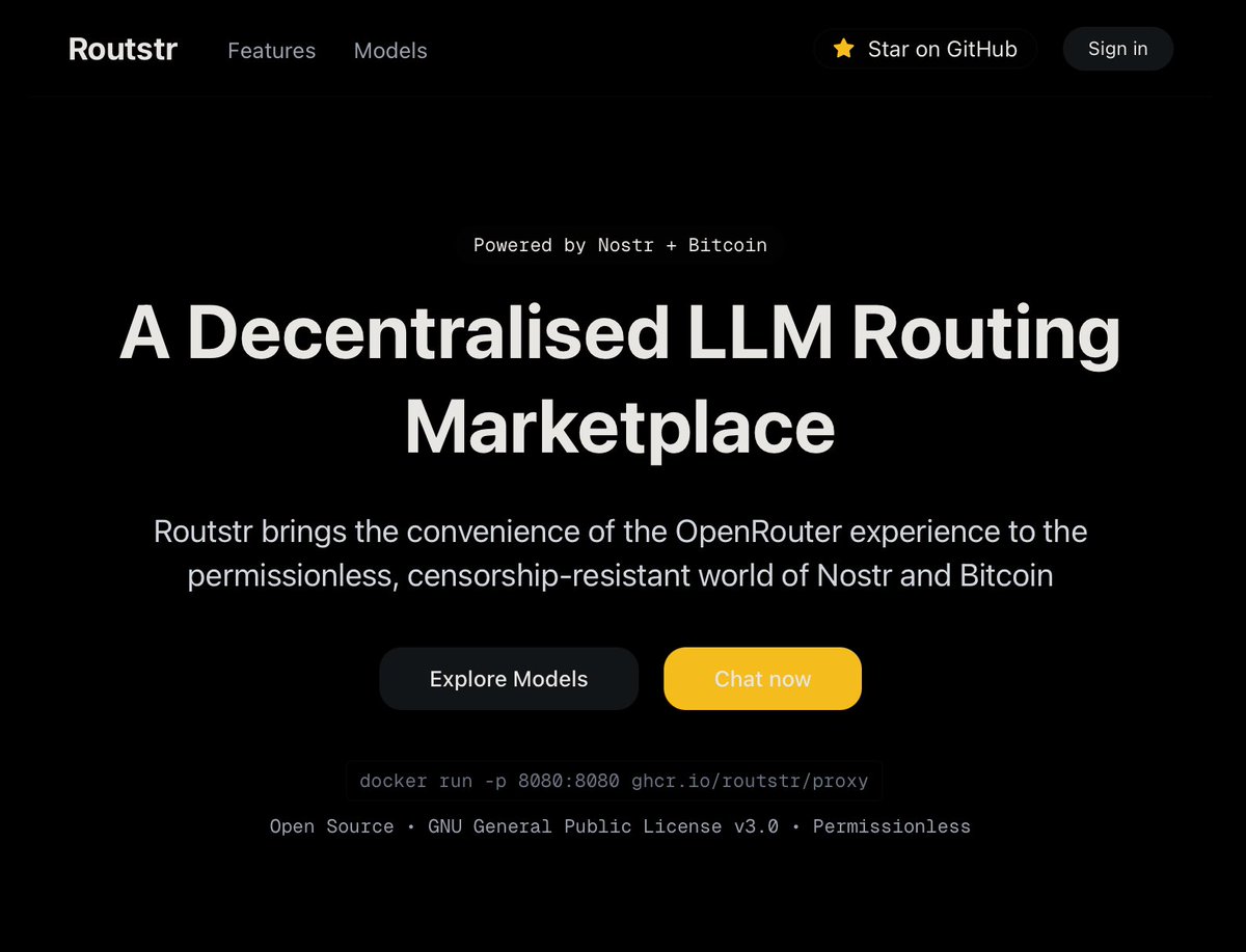 routstrai's tweet image. A bitcoin technology