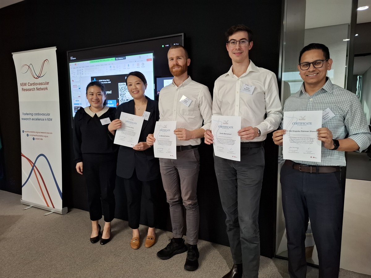 NSW CVRN (@nswcvrn) on Twitter photo Huge thanks to everyone who attended yesterday’s <a href="/NSWCVRN/">NSW CVRN</a> Rising Stars May Seminar at <a href="/georgeinstitute/">The George Institute for Global Health</a> and to our amazing presenters <a href="/MitchellSarkies/">Mitchell Sarkies</a> <a href="/drshawonbd/">Dr Md Shajedur Rahman Shawon</a> <a href="/Emmazhao89/">Emma zhao</a> for sharing their insights! We had great Q&A sessions with lots of thoughtful questions! Huge thanks to everyone who attended yesterday’s <a href="/NSWCVRN/">NSW CVRN</a> Rising Stars May Seminar at <a href="/georgeinstitute/">The George Institute for Global Health</a> and to our amazing presenters <a href="/MitchellSarkies/">Mitchell Sarkies</a> <a href="/drshawonbd/">Dr Md Shajedur Rahman Shawon</a> <a href="/Emmazhao89/">Emma zhao</a> for sharing their insights! We had great Q&A sessions with lots of thoughtful questions!