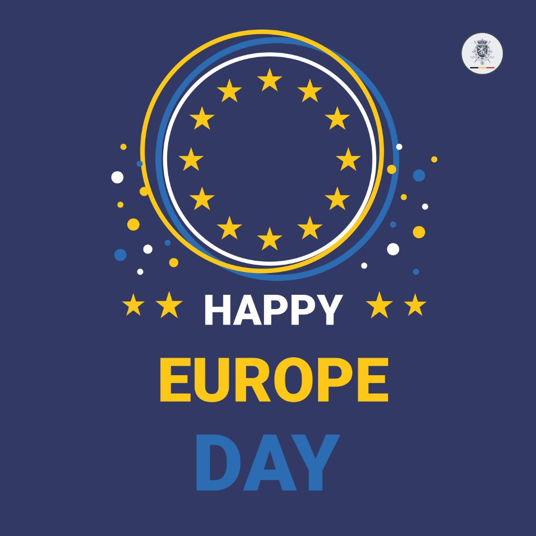 Today on #EuropeDay, we celebrate peace and unity in Europe! 

🇧🇪🇪🇺 This year marks the 75th anniversary of the Schuman Declaration, which laid the foundation for European cooperation, prosperity and peace. Belgium was one of the founding members of the European Union.