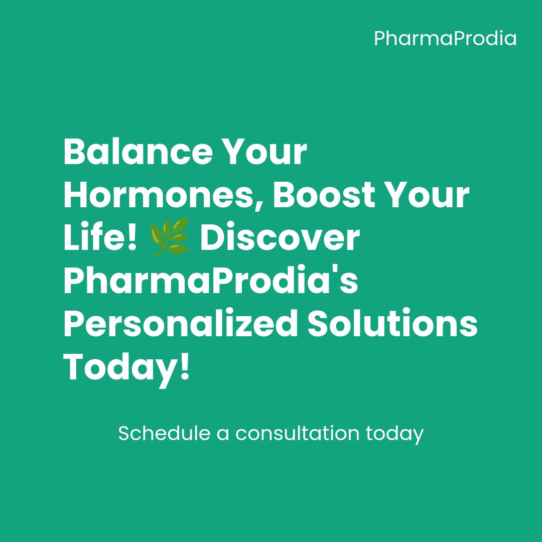 pharmaprodia's tweet photo. Did You Know? 

Hormonal imbalances can affect mood, weight, and energy levels. 

Explore treatment options with PharmaProdia's personalized approach. 

🌿 Visit us online or call 623-256-6491. 

📞 https://t.co/zYyPyzA3sg
