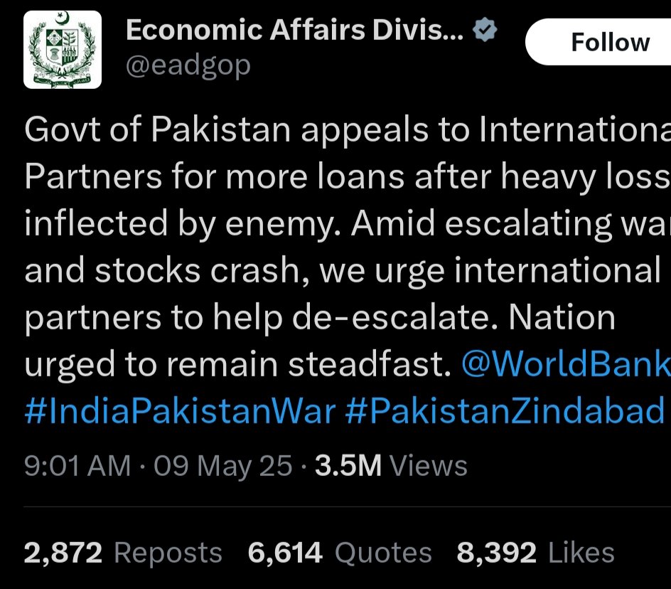 AG_Gohil2301's tweet photo. #IndianNavyAction
#maharanapratapjayanti
#IndiaPakWar
#Bheekh
#Bhikharistan
#begars 
#KarachiPortdestroyed
#karachiportAttack
#alleyesonpoonch
#IndiaPakistanWar2025
#revenge

International Beggars 😂😂😂 https://t.co/VLmvhIoIHD