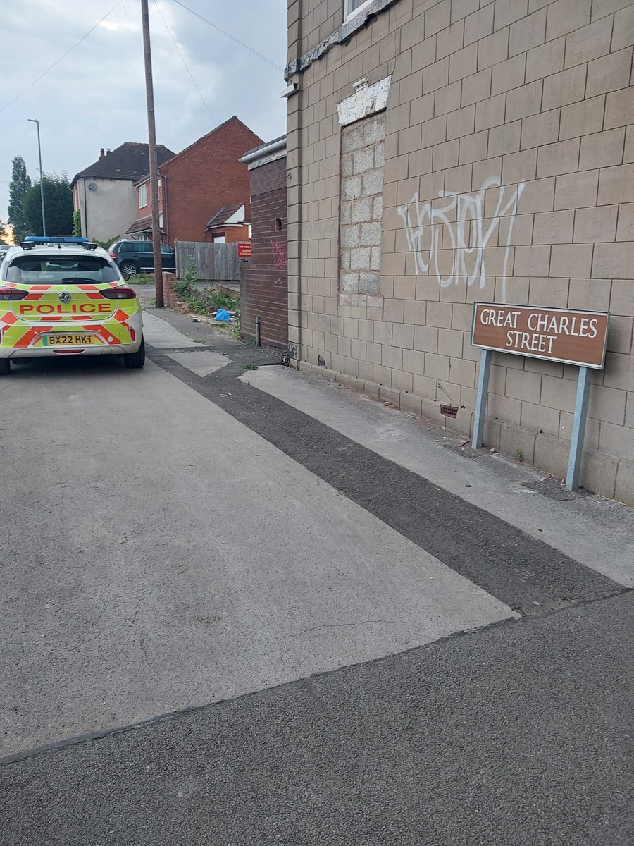 The team responded to a job on the 01/05/25 over in #Brownhills. Reports of youths on the roof of a derelict building. We urge all to stay away from these buildings and the dangers they present. #neighbourhoodpolicing <a href="/WalsallPolice/">Walsall Police</a>