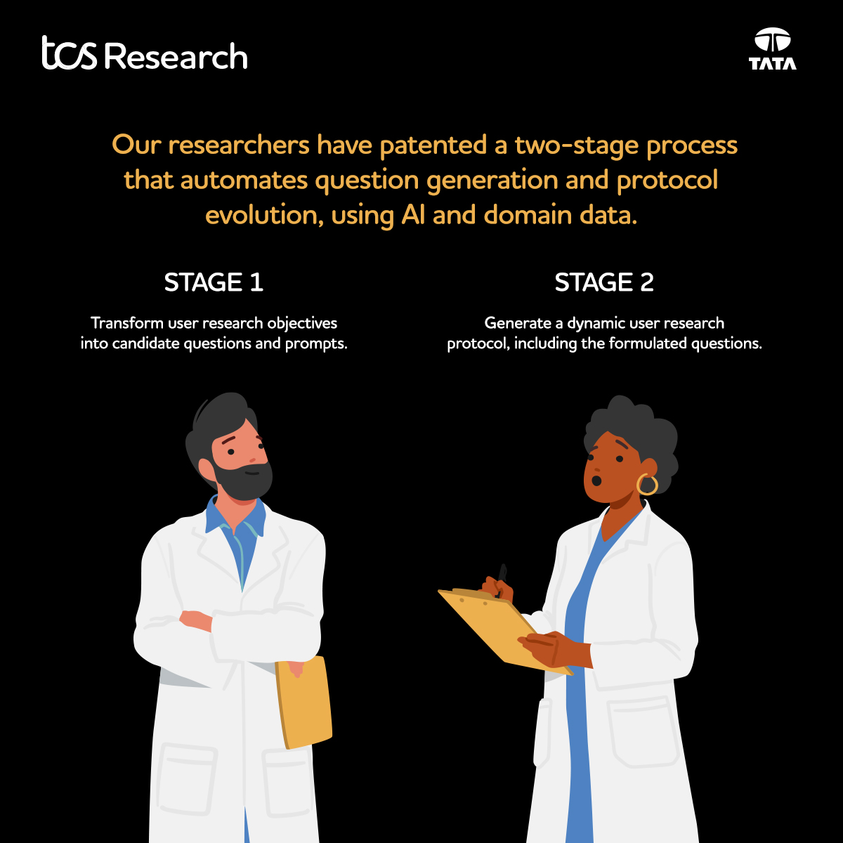 TCSResearch's tweet image. Effective user research demands right questions.
Our inventors have patented a two-stage process that automates question formulation, making research scalable and accessible to all.
Know more- bit.ly/4kdMtBC
#Research #Innovation #ConsumerInsights