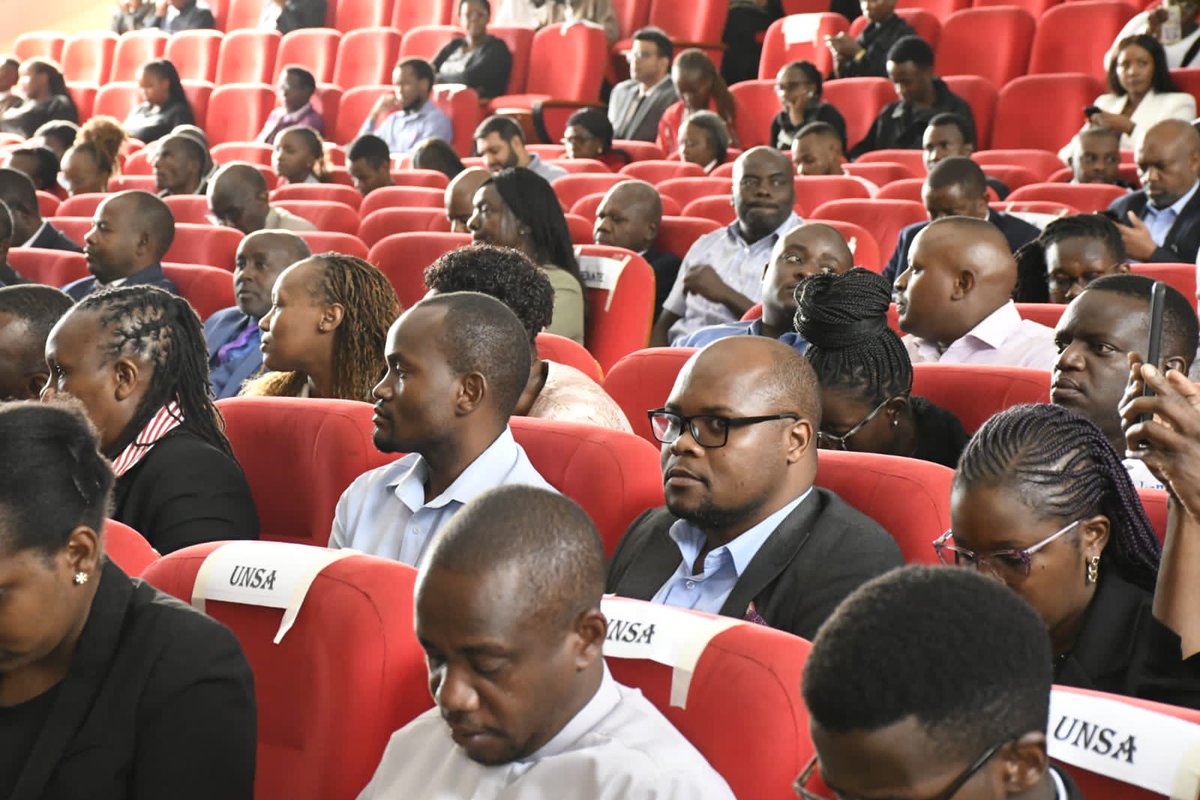 Let today's recognition motivate you to pursue greater heights. As a university, we are proud of the vibrant academic and extracurricular activities of all our students - Prof. Winnie Kamau #UoNstars #WeareUoN