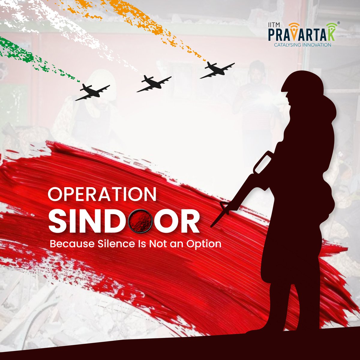 IITM Pravartak (@iitmpravartak) on Twitter photo IITM Pravartak salutes the Indian Armed Forces for the successful execution of #OperationSindoor. We stand in solidarity with their courage, precision & dedication under the leadership of PM <a href="/narendramodi/">Narendra Modi</a>. A true testament to India's strength ๐ฎ๐ณ
<a href="/IndiaDST/">DSTIndia</a> | <a href="/iitmadras/">IIT Madras</a> IITM Pravartak salutes the Indian Armed Forces for the successful execution of #OperationSindoor. We stand in solidarity with their courage, precision & dedication under the leadership of PM <a href="/narendramodi/">Narendra Modi</a>. A true testament to India's strength ๐ฎ๐ณ
<a href="/IndiaDST/">DSTIndia</a> | <a href="/iitmadras/">IIT Madras</a>