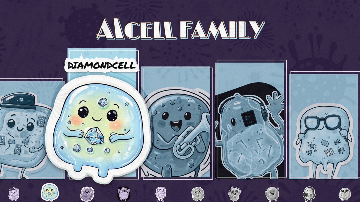 DIAMONDCell 💎🧠
The HODL hero who thinks the sell button is a bug, not a feature.
Runs AI just to say “HODL” louder.
#AICell