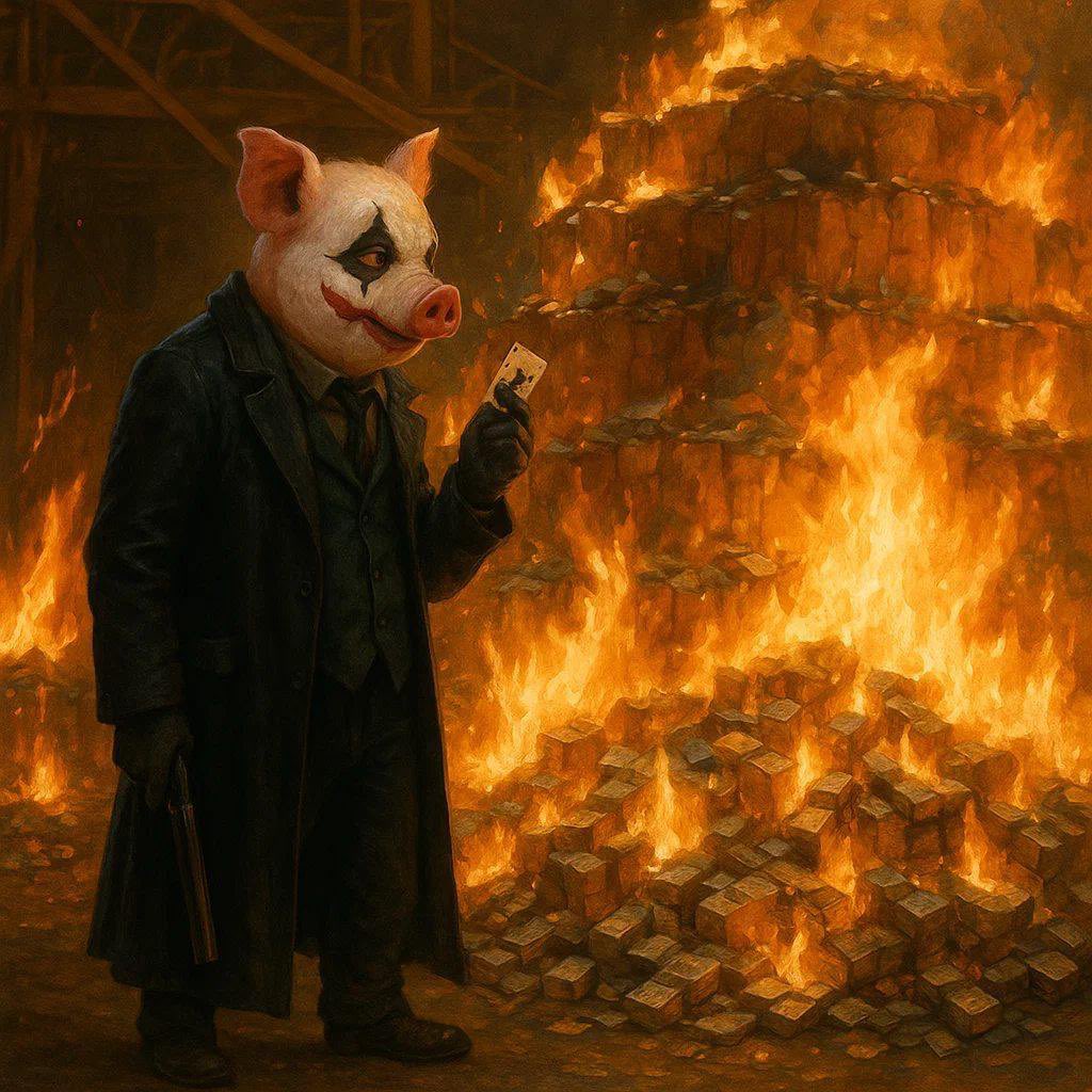 JamesWynnReal's tweet image. As promised, 3.3% of the total $moonpig supply and $330k Solana (totalling a value of $660k USD) have been permanently BURNED into the pumpswap liquidity pool 🚀
 
As a bonus, and a show of full support and dedication to the #MOONPIG community, I’ve locked the remaining 3% of…