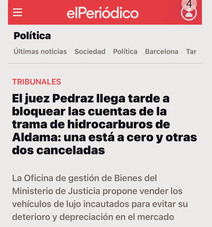 judit_sinhache's tweet photo. ¿Han contado en alguna tv que el juez PEDRAZ LLEGÓ TARDE (como si no hubiera tenido tiempo) a BLOQUEAR las CUENTAS de la TRAMA de HIDROCARBUROS de ALDAMA?
Una está a cero y otras dos, canceladas

Nadie pensó que dejar suelto a un delincuente supondría que podría destruir pruebas?

https://t.co/NOsclGkPiy