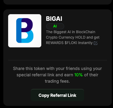 mycrypto1990's tweet photo. Its just launched. $BIGAI. The biggest AI in blockchain crypto currency. #bigAI #biggestAI #meme #fourmeme

https://t.co/qHTyvQFzCw

HOLD and Get Rewards Floki Instantly
#cryptoNews  #bnb #bsc #memecoin https://t.co/7RRoldhYeD