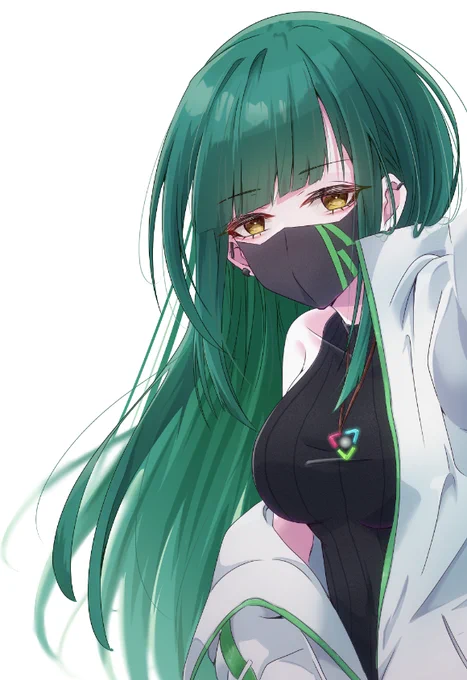 緑髪とぱっつんロングが大大大大大好きで、企画細かい指定がない場合はこういうオリキャラを描くくらい好きなんですが案の定今回のにちかド癖に刺さりまくる 