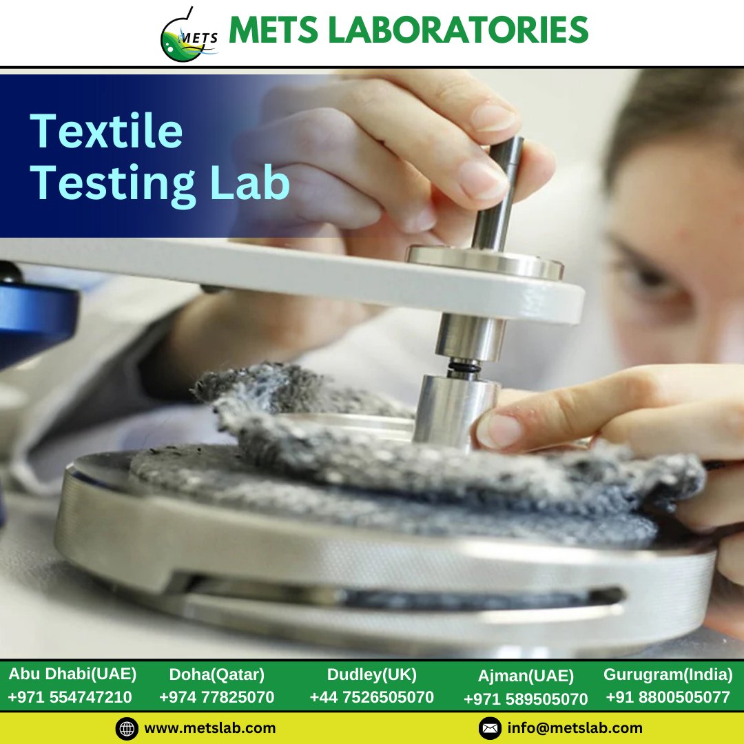 MetsLab_'s tweet image. 🧵 Precision in every thread.
METS Laboratories’ Textile Testing Lab ensures global standards in fabric quality.
📞 Call or WhatsApp us to know more!
#TextileTesting #MetsLab #FabricTesting #LabTested #QualityControl #TextileLab
