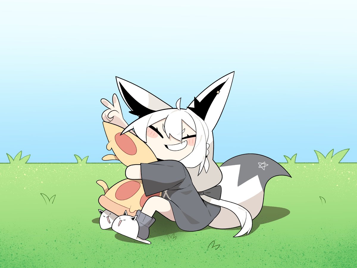 👁️👁️🍕🦊🪨✏️ #絵フブキ