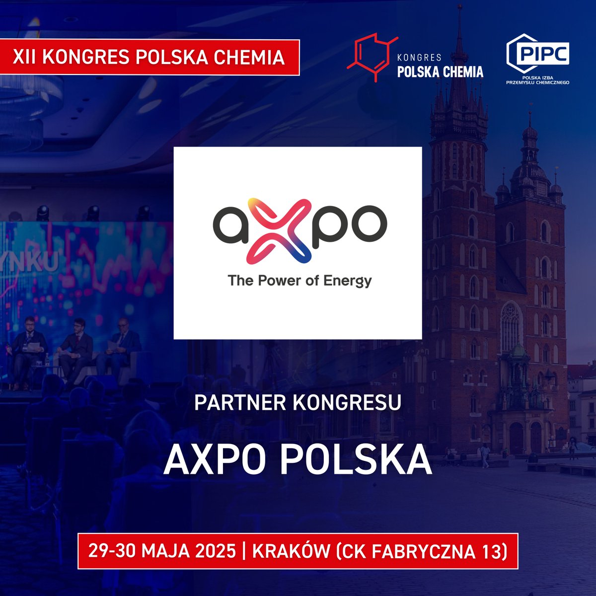 🤝 Axpo Polska Partnerem XII Kongresu Polska Chemia!

👉 Przejdź na stronę wydarzenia: kongrespolskachemia.pl

🎯 Poznaj agendę: kongrespolskachemia.pl/agenda/

🎟️ Nie czekaj i zarejestruj się już teraz!
rejestracja.kongrespolskachemia.pl/rejestracja