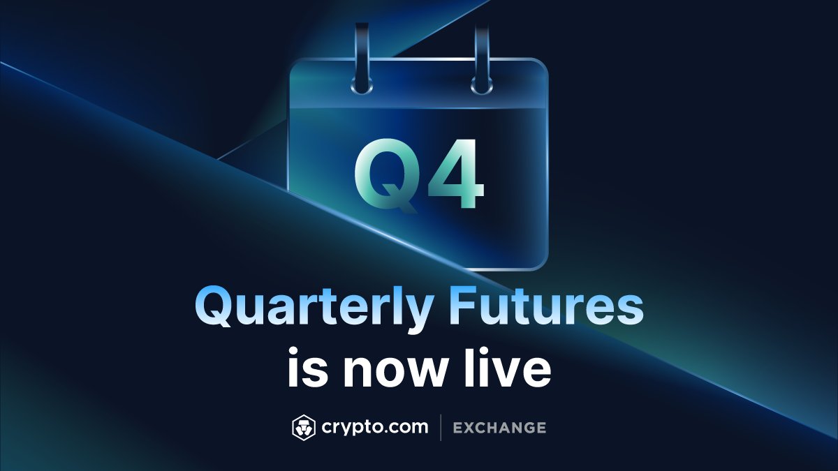 Q4 2025 Futures are live in the Crypto․com Derivatives Exchange 📊 🚀 Trade  ETHUSD and BTCUSD futures 🤑 Enjoy lower fees + instant USDC settlement 🦾  Fully control your leverage Trade Futures 👉 https://t.co/zfO122OvEo
