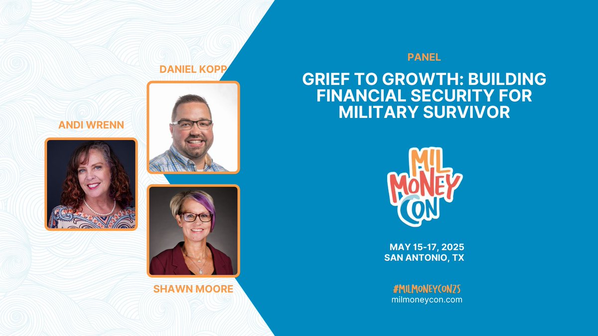 Supporting military survivors means more than navigating benefits. It means walking with them through grief toward lasting financial stability.

Join <a href="/danielmkopp/">Daniel Kopp, MA, MS, CFP ®, MQFP ®</a> , Shawn Moore, and Andi Wrenn for “Grief to Growth: Building Financial Security for Military Survivors” at