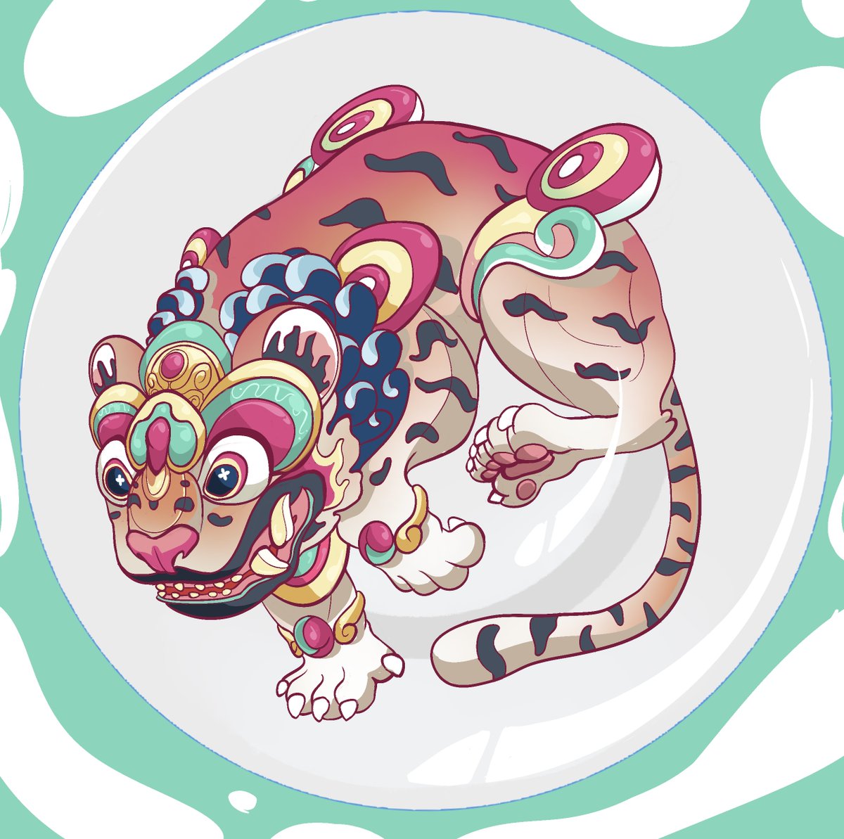 KalaganiART's tweet photo. GM
Kalagani "#03 Sardula Plate"

Drawn from Bali’s Sardula, the lion spirit echoes through ancient plate motifs. A fusion of myth &amp; digital art to rediscover identity.

Free Mint: May 11, 2025
https://t.co/jExHkta6dI
#TheDemyth #KalaganiSociety #NFTDROPS https://t.co/A3GRhWnJWk
