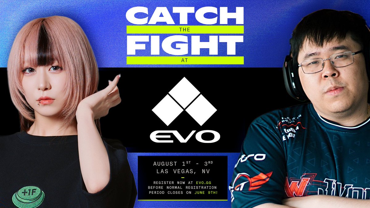 Catch the Fight at Evo.

Get your tickets at evo.gg and watch Betty face off against Justin Wong in Street Fighter 6. Normal Registration ends on June 9th.
