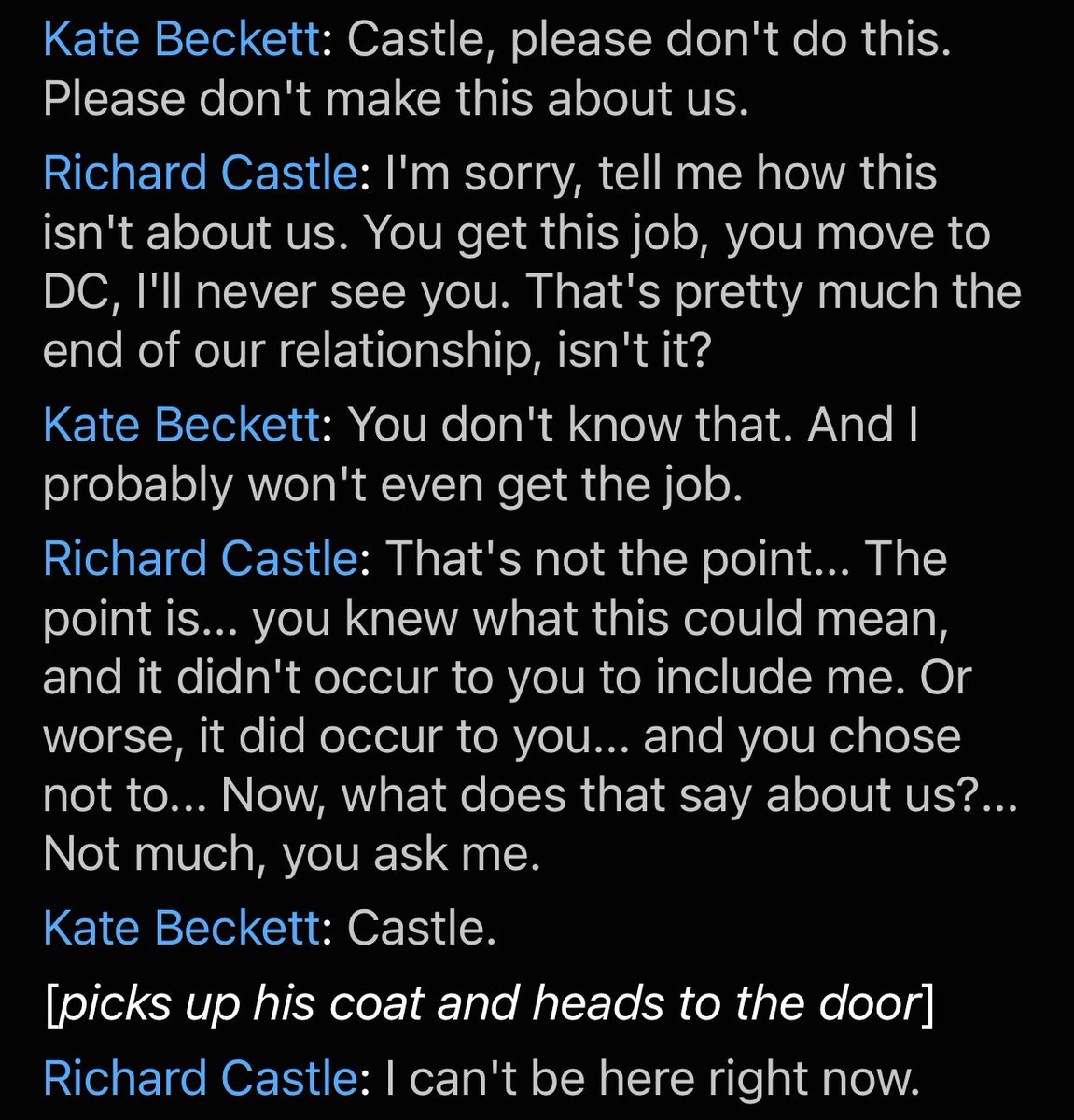 koshaid1's tweet photo. #RickCastle “I can’t be here right now.” https://t.co/WSQ473XxQd
