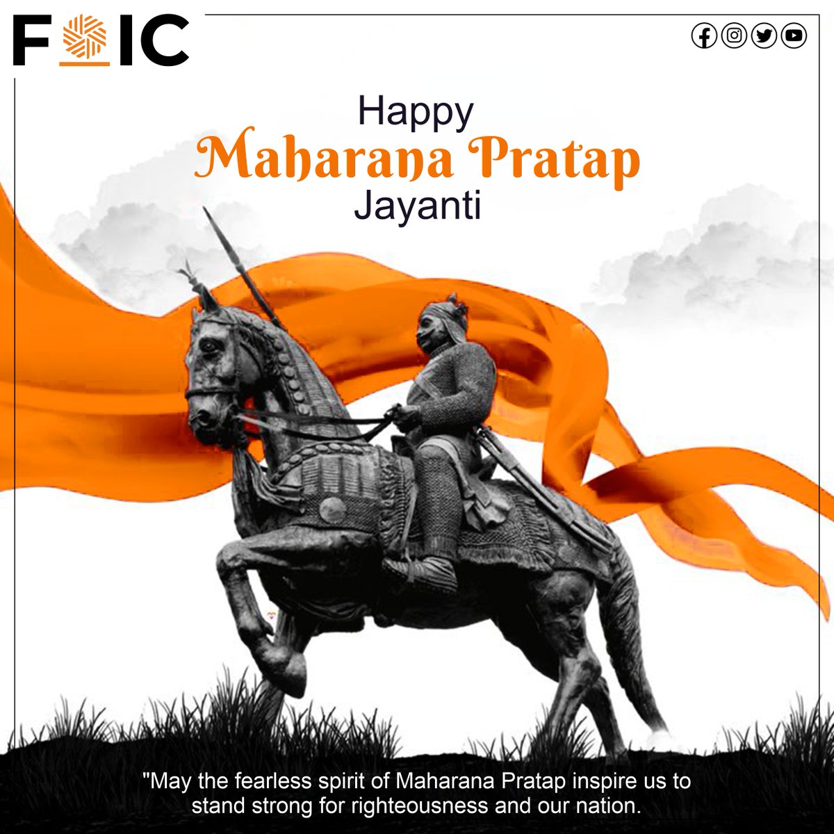 foicprojects's tweet photo. Remembering Maharana Pratap, the fearless warrior who chose honor over compromise. His strength, sacrifice, and unwavering patriotism remain a guiding light for generations. A true hero of our history.

#FOIC #IndianNavyAction #maharanapratapjayanti #IndiaPakWar #IndiaPakistanWar https://t.co/OcZqcuJAhX