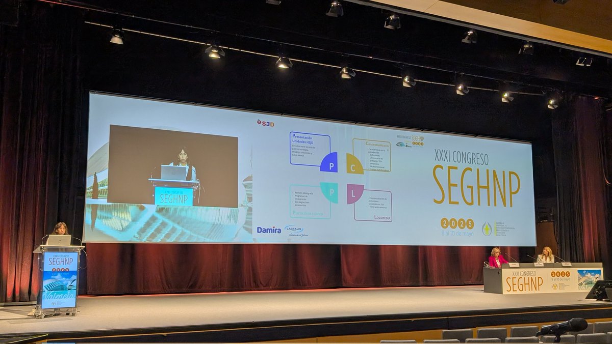 La segunda jornada de nuestro congreso ya está en marcha con simposios sobre problemas de alimentación en los trastornos del espectro autista y sobre hepatología colestásica. #SEGHNP2025