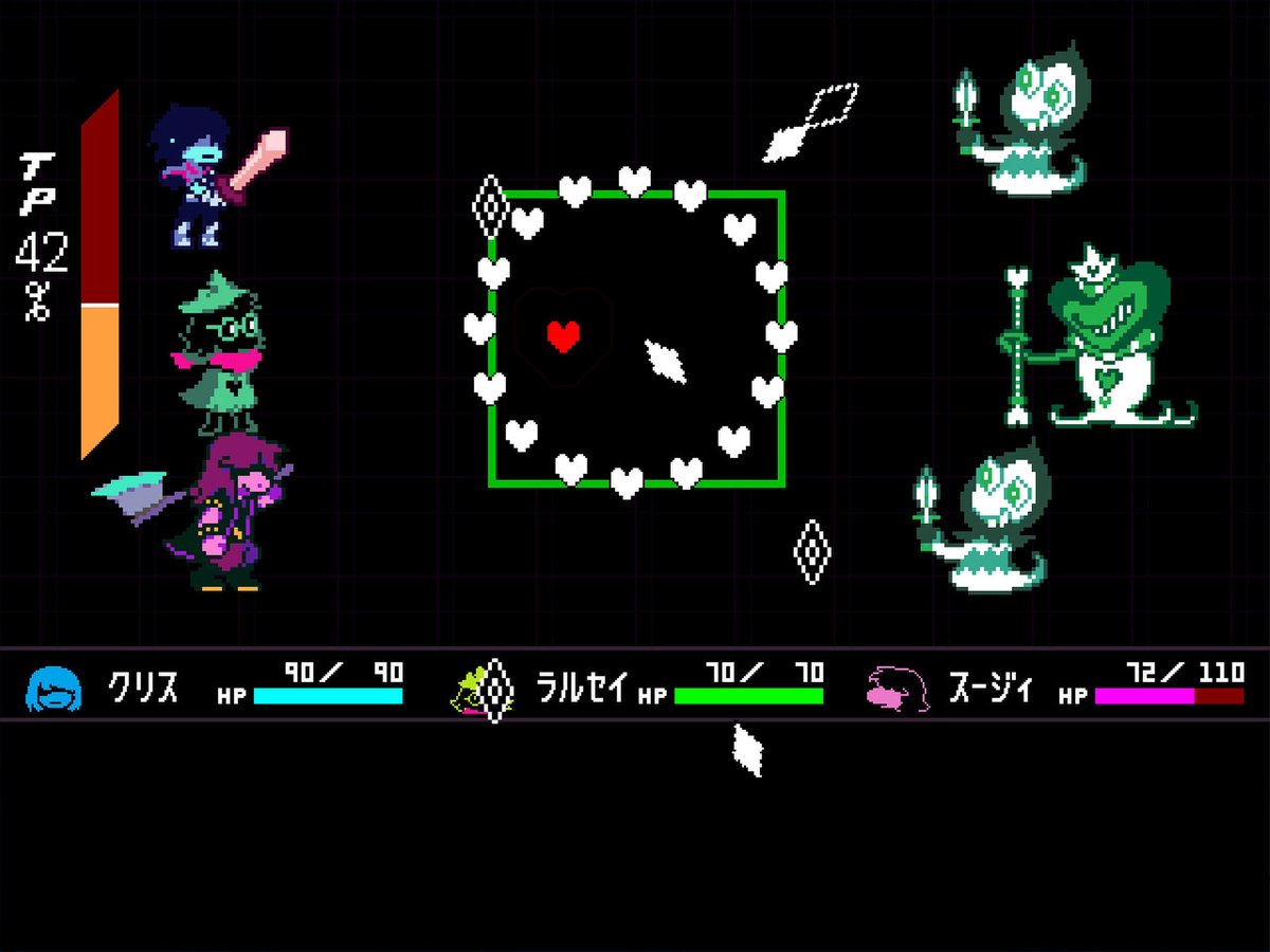gamespark's tweet photo. 『DELTARUNE』チャプター1～4は各種プラットフォームで6月5日午前0時配信開始！PS5・PS4間のクロスバイにも対応
https://t.co/IkQSGpIWqH https://t.co/hVWmzDVp2C