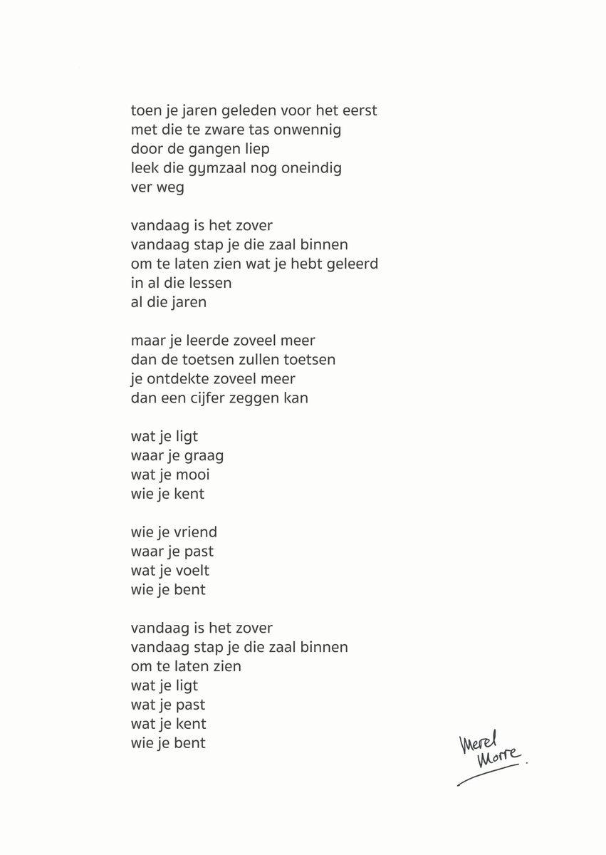 Voor alle scholieren die vandaag starten met hun #eindexamens

♥️

#examen #examens #examenkandidaten