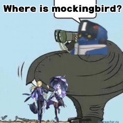 NEPS when the cop with the big ass purple hair walks by