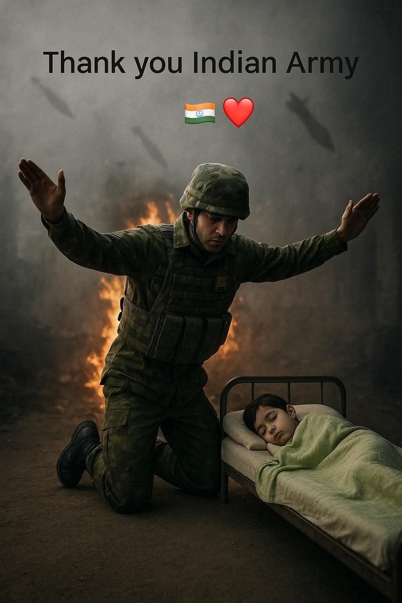yourhrdost's tweet photo. Thankyou For protecting us , we love our indian army 🇮🇳🫡

 #IndiaPakistanWar2025 #IndiaPakistanWar #IndianArmy #karachiport #IndianNavy #IndiaPakWar #BigBreaking #maharanapratapjayanti #IndianMedia #suspended https://t.co/ztAqmuwqUI