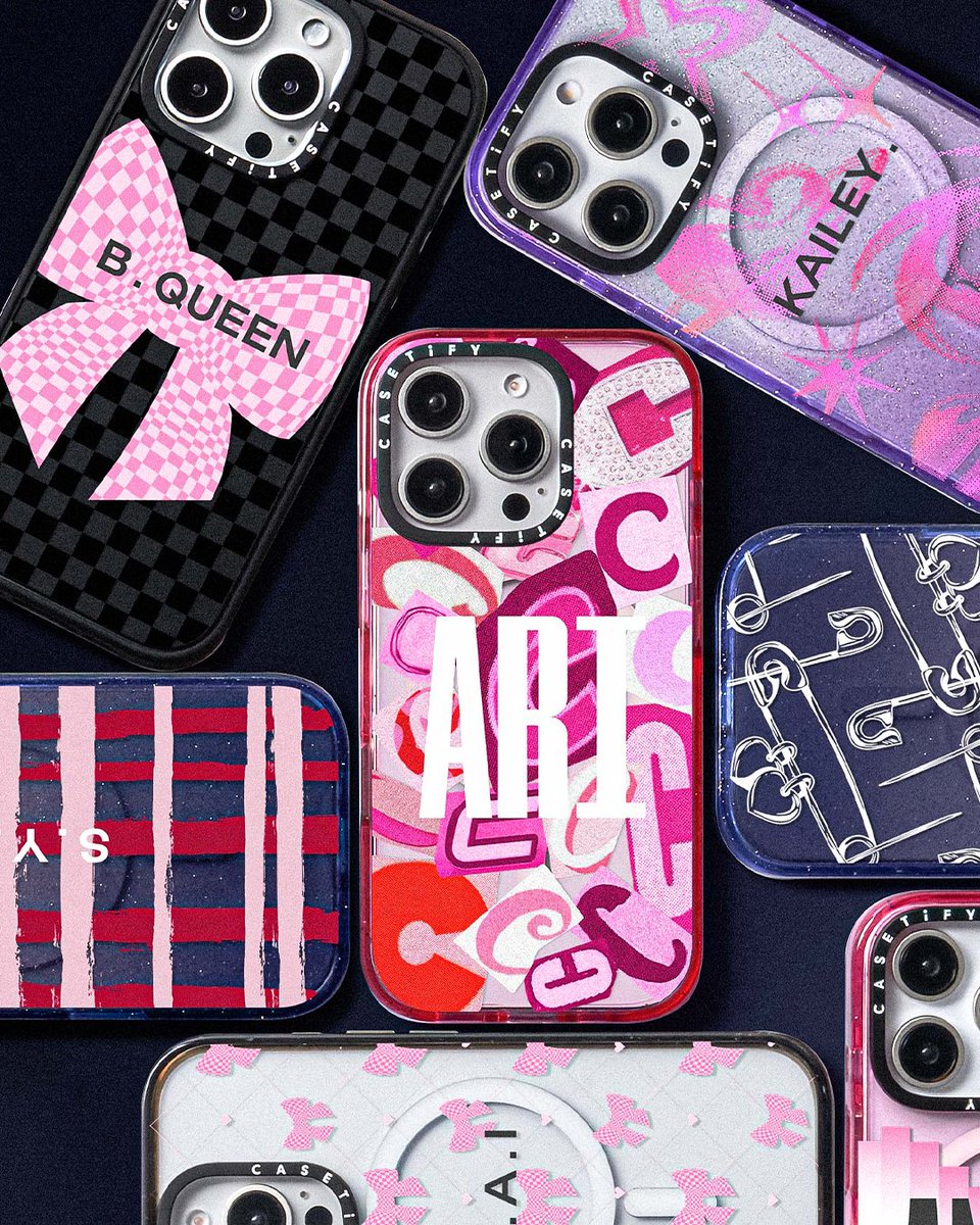 CASETiFY ピンク ソフトケース & ポップソケット Casetify Popsocket