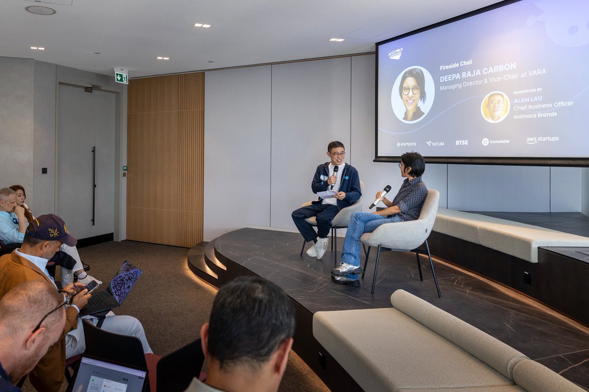Animoca Portfolio Day — Dubai Edition 🇦🇪 🌴

Held during #TOKEN2049, we gathered builders, thought leaders, and forward-thinking entrepreneurs for an afternoon of fresh insights, big ideas, and networking, with the great support of <a href="/dmcccrypto/">DMCC Crypto Centre</a>  and <a href="/Bjassoma/">Belal Jassoma</a>💡

From exploring the