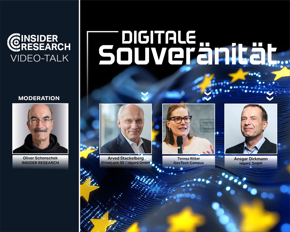 📢 Neu bei Insider Research – jetzt auch als Video-Podcast!
Was bedeutet Digitale Souveränität für Europa?
🎙️ Mit Teresa Ritter, Ansgar Dirkmann und Arved Graf von Stackelberg
📺 YouTube: youtu.be/ZYHBAEHM0tA
🎧 Spotify: open.spotify.com/episode/5qBdAO…