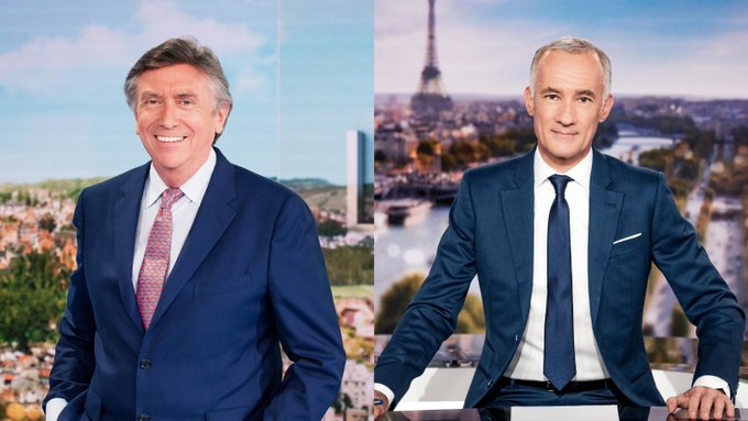 #Audiences <a href="/TF1/">TF1</a> @TF1info

Large leadership des rendez-vous de l’Information

#Le13H - Jacques Legros
📌 4,7 M Tvsp
✅ 41,1% de PdA 4+
📈+ 2,4 M Tvsp vs ppal concurrent
 
#Le20H - <a href="/GillesBouleau/">Gilles Bouleau</a>
📌5,8 M de Tvsp
✅29,6% de PdA 4+
📈+ 2,2 M Tvsp vs ppal concurrent