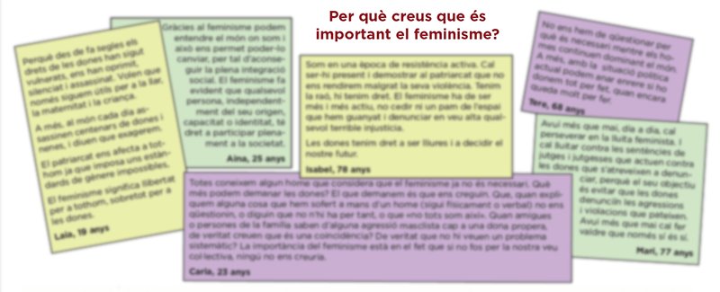 Per què creus que és important el feminisme?

Per #SantJordi, a l’#Infograma imprès vam preguntar a dones diferents, d’edats i activitats diverses, que per què pensaven q el feminisme és important. Compartim les seves respostes x la reflexió

Llegeix aquí➡️infograma.cat/per-que-creus-…
