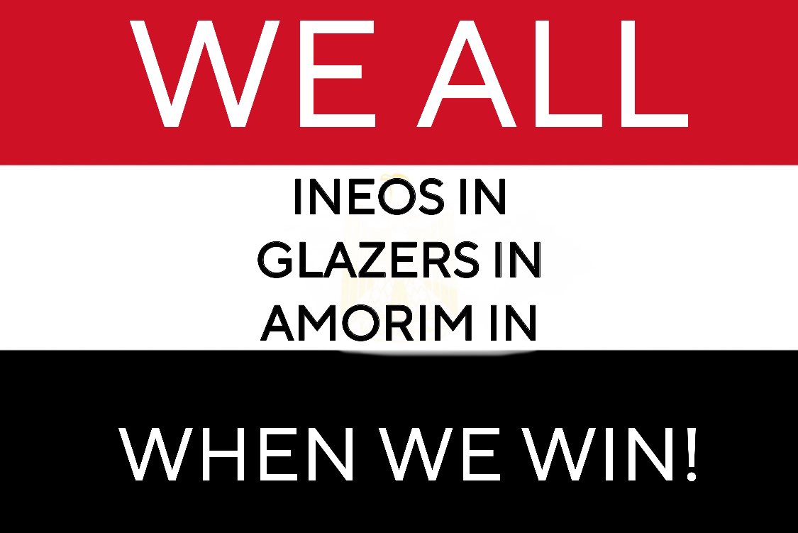 MUFCemptyseats's tweet photo. We all still #IneosIn #GlazersIn #AmorimIn this morningβ¦.
#worstfansinfootball #mufc #mufc_family https://t.co/ct80LVIOBA
