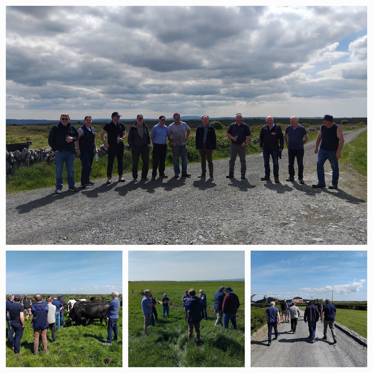 3 very informative Clare <a href="/IFAmedia/">Irish Farmers' Association</a> farm walks this week highlighting the different types &amp; affects to farming dessignations and SAC's have in the county.  Munster Chair <a href="/conorcoleary/">Conor O Leary</a>, SAC Chair Frank Brady, IFA Policy Execs Shane Whelan &amp; Rachel Moloney &amp; <a href="/NPWSIreland/">National Parks and Wildlife Service</a> attending