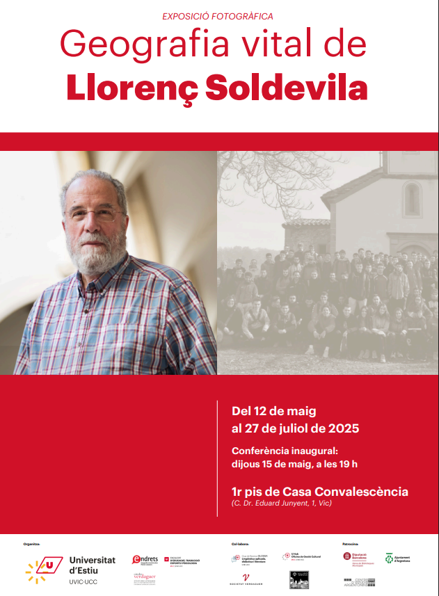 Grup de recerca Glossa | UVic-UCC (@grupglossa) on Twitter photo Tothom és benvingut a l'exposició fotogràfica sobre Llorenç Soldevila a la <a href="/uvic_ucc/">UVic-UCC</a>. Conferència inaugural, 15 de maig, 19.00.
<a href="/Endrets/">Geografia Literària</a> <a href="/iec/">IEC</a> <a href="/llenguacatalana/">Política Lingüística</a> <a href="/UDivulga/">UDivulga</a> <a href="/UVic_FETEP/">FETEP - UVic</a> <a href="/FJVerdaguer/">Fundació J.Verdaguer</a> <a href="/ajargentona/">Ajuntament Argentona</a> <a href="/CulturaDIBA/">Cultura Diputació Barcelona</a> Tothom és benvingut a l'exposició fotogràfica sobre Llorenç Soldevila a la <a href="/uvic_ucc/">UVic-UCC</a>. Conferència inaugural, 15 de maig, 19.00.
<a href="/Endrets/">Geografia Literària</a> <a href="/iec/">IEC</a> <a href="/llenguacatalana/">Política Lingüística</a> <a href="/UDivulga/">UDivulga</a> <a href="/UVic_FETEP/">FETEP - UVic</a> <a href="/FJVerdaguer/">Fundació J.Verdaguer</a> <a href="/ajargentona/">Ajuntament Argentona</a> <a href="/CulturaDIBA/">Cultura Diputació Barcelona</a>