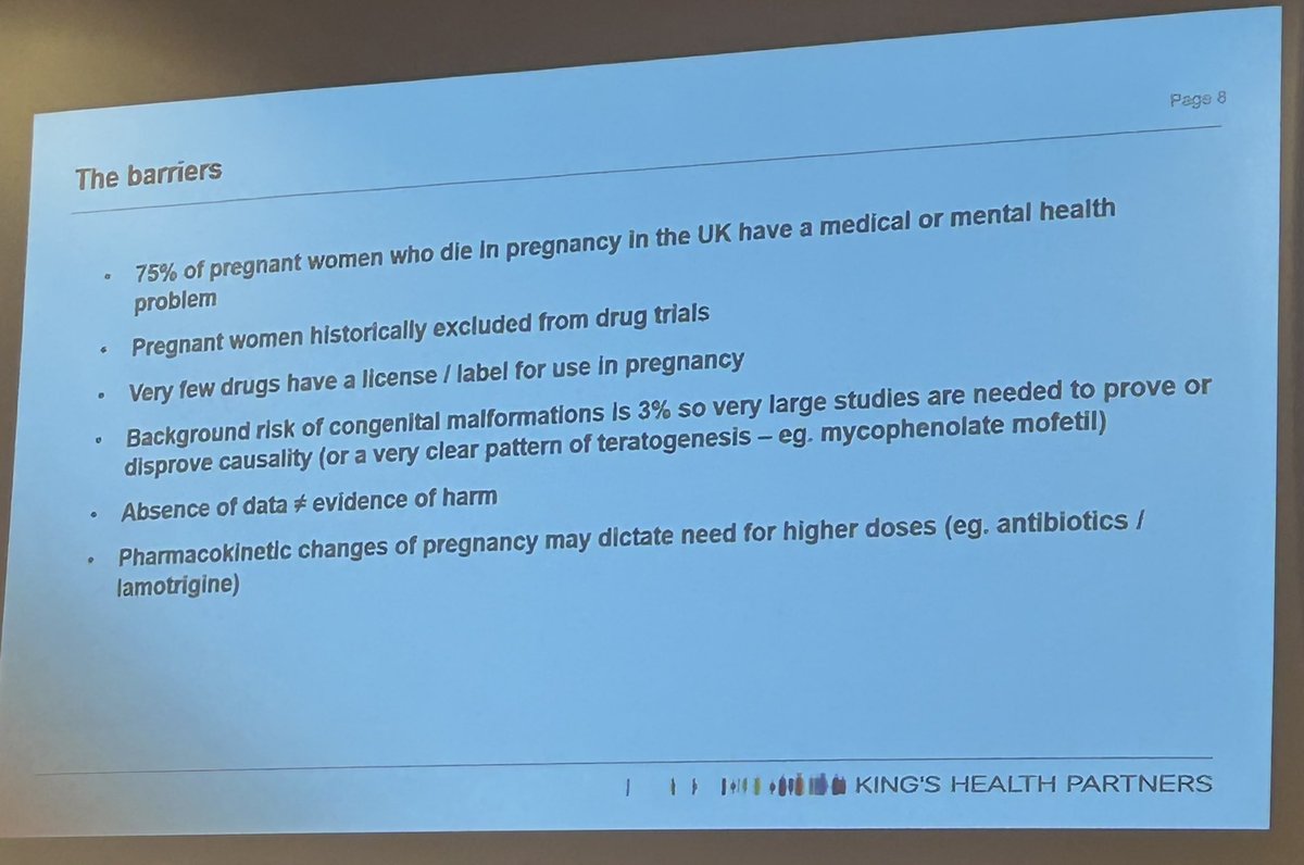 Cassy Sims, MD (@drcassysims) on Twitter photo There is a lack of data for drug safety studies in obstetrics research.
The incidence of congenital malformations globally is 3% meaning very large studies are needed to establish causality of drug exposure and birth defects. <a href="/RheumNow/">Dr. John Cush</a> There is a lack of data for drug safety studies in obstetrics research.
The incidence of congenital malformations globally is 3% meaning very large studies are needed to establish causality of drug exposure and birth defects. <a href="/RheumNow/">Dr. John Cush</a>
